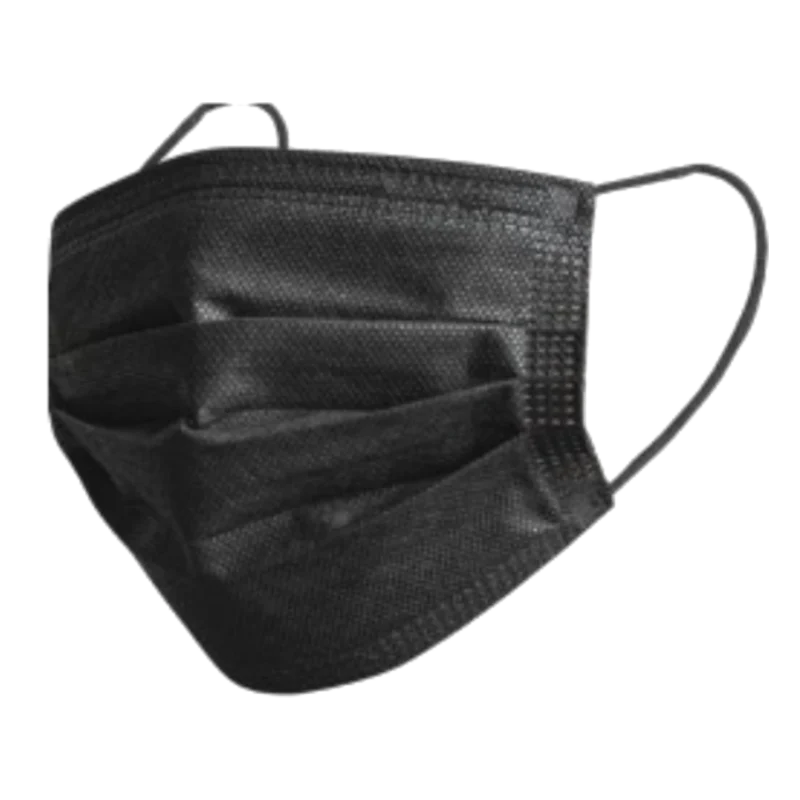 Tapabocas Negro Empaque Individual