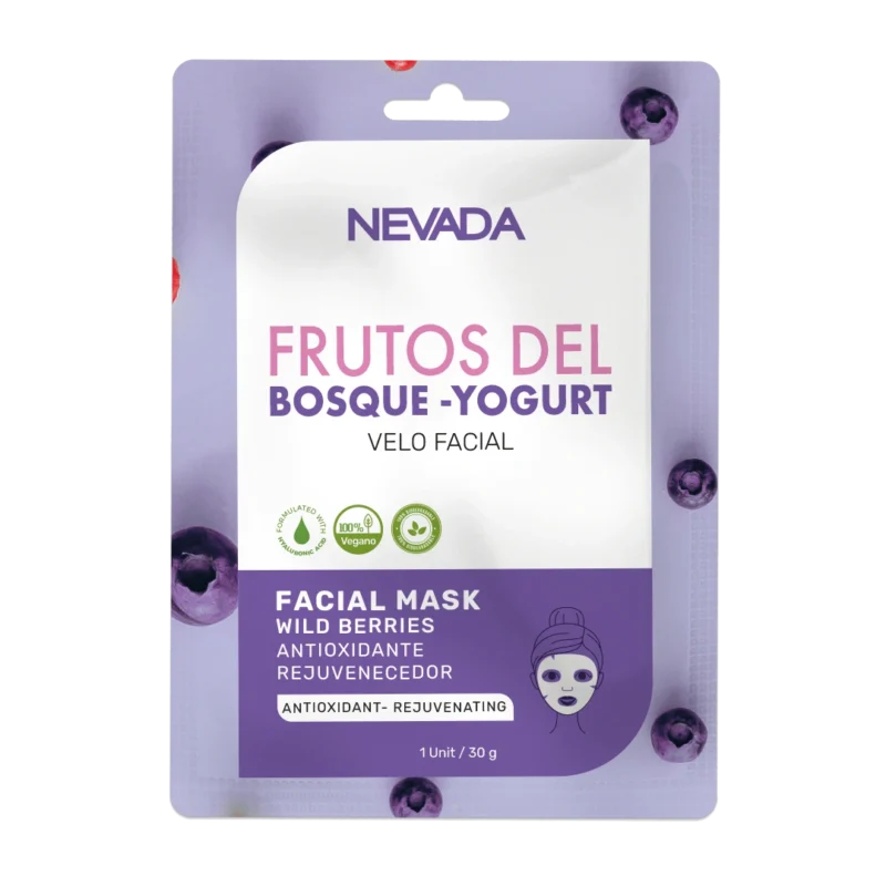 Caja Velos Faciales wild berries x10  Nevada