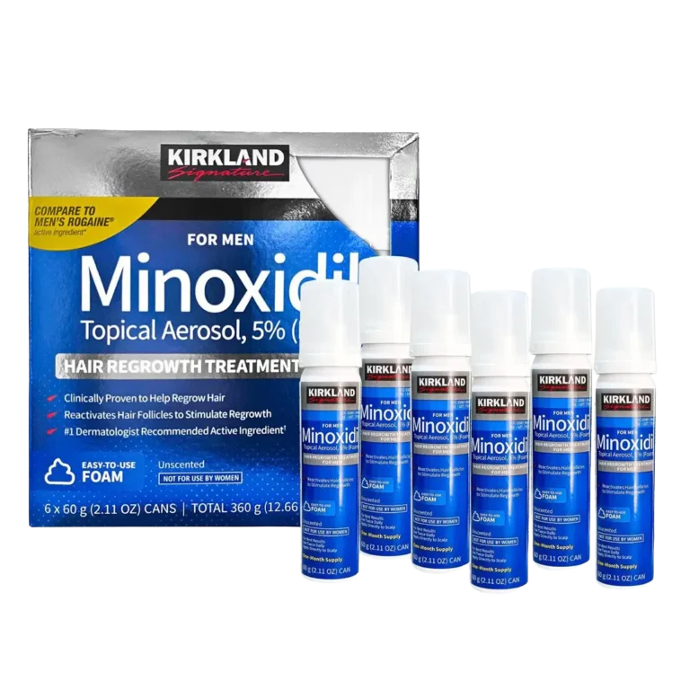 Caja Minoxidil en espuma Kirkland x6