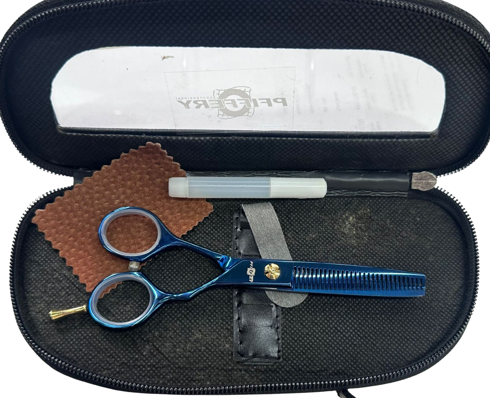 Tijera Pfiffery Estuche De Lujo Entresacadora Sencilla