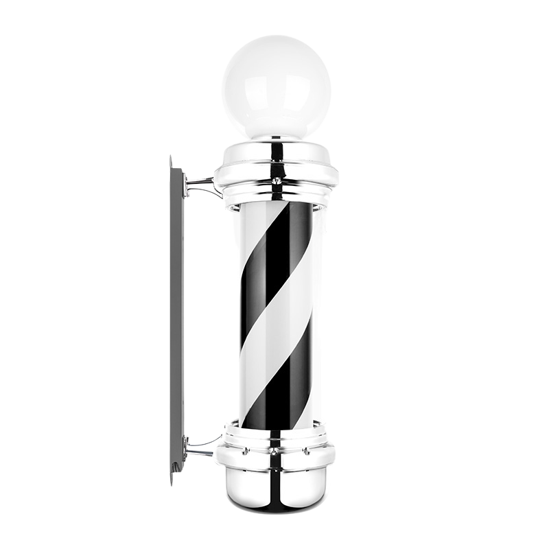 Barberpool Negro y Blanco Base Cromada