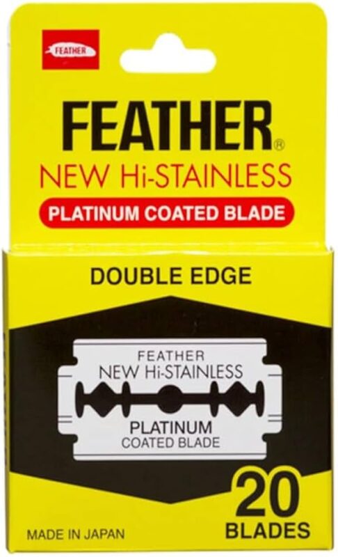 Cuchilla Feather Amarilla Hi-Stainless x20